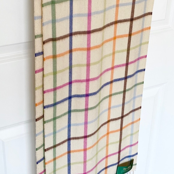 Coach Tattersall Cashmere Scarf - Picture 4 of 5